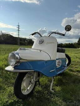 Veterán Motocykl ČZ 175 typ 501 - po renovaci - TOP STAV - 14