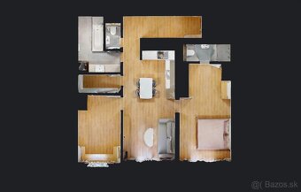 NOVOSTAVBA v CENTRE 3 izb.byt s veľkou terasou 127m2 - 14