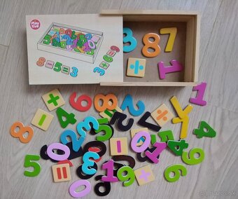 Drevený vláčik s magnetom - 14