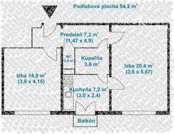 2-izbový byt Hroncova, Košice - Sever - 14