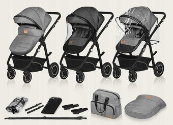 Nový Kočík Lionelo Bianka 3 kombinácia - viac farieb - 14