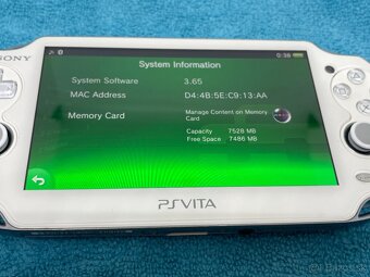 PS VITA PCH-1000 - OLED biela verzia 3. - 14