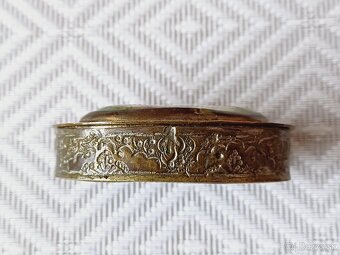 2ks starožitne Perzske škatulky ručna malba na perleti - 14