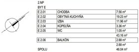 Novostavba Lúčky Skalica 2.izbové byty-posledné voľné byty - 14