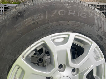 PREDÁM sadu 16" ALU disky Ford + letné pneumatiky NOKIAN - 14