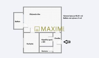PREDAJ - 1 izbový byt s balkónom v mestskej časti Dúbravka n - 14