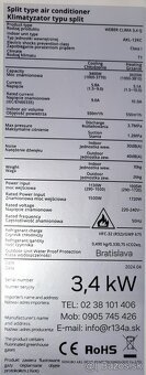 Klimatizácia NOVÁ WEBER wifi možnosť kúriť chladiť - 14