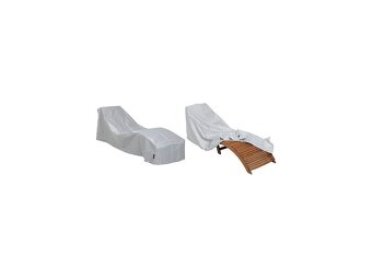 Ergonomické zahradné lehátko drevené agát poduška kryt - 14