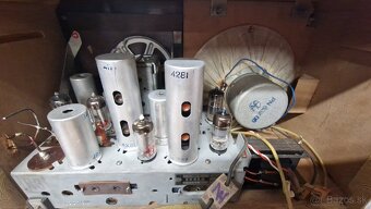 ☆ starožitné elektronkove radio Tesla 3101B / TOP STAV - 14