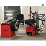 Jednostlpový dvojstlpový nožnicový zdvihák pneuservis gola - 14