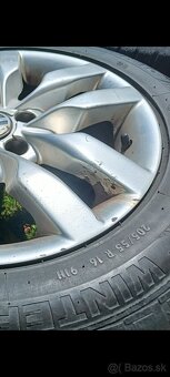 Predám sadu zimných diskov 16" Volkswagen s pneumatikami - 14
