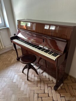 Klavír Scholze SCHOLZE - model 110, r. 1971, s dokladmi - 14