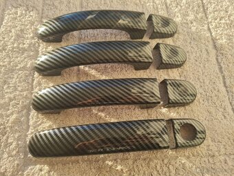 ČIERNE / KARBONOVE / CHROMOVE klučky pre VW GROUP - 14