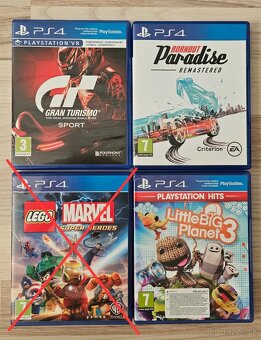 Hry na PS4 3 ks spolu, alebo samostatne - 14