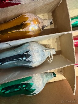 Retro vianočné ozdoby cencúle - 14