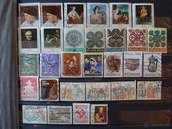 Pekná zbierka známok UMENIE 1 - 14