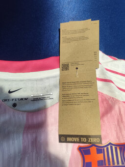 Dres Fc Barcelona Ružový Hráčsky Unikátny Nový s visačkami - 14
