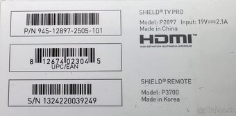 NVIDIA Shield TV Pro (2019), 4K, model P2897 - 14