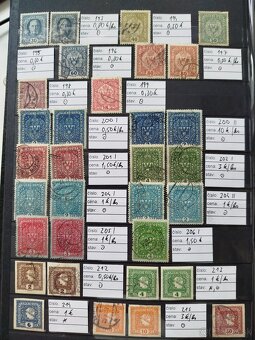 staré Rakúsko - zostava známok v albume - 14