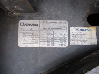 KRONE SD ELG3-CS - 14