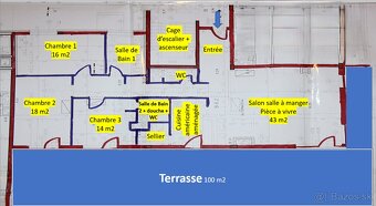 4i-nadštandardný byt 136m2-terasa 100m2-2x parking-Fončorda - 14