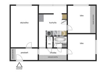 3-izbový byt, Podunajské Biskupice - 14