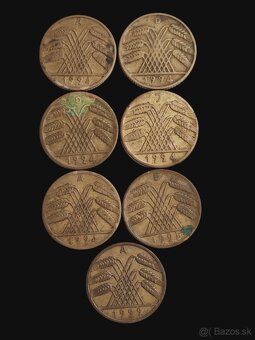 Drobné obehové mince Nemecka - 14