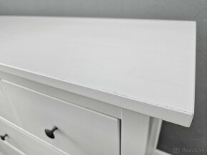 IKEA HEMNES Komoda, 8 zásuviek, bielo morená, 160x96 cm - 14