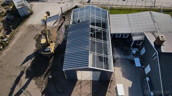 Oceľová konštrukcia haly 8x16x4 m Garáž Kôlňa - 14