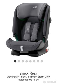 Autosedačka Britax Römer Advansafix i-Size 76-150cm - 14