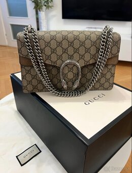 GUCCI Dionysus GG Supreme Small shoulder s dokladom - 14