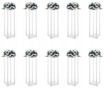 Svadobné a dekoračné doplnky – taniere, vázy, stojany, sviet - 14