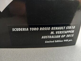F1 TORO ROSSO STR10 AUSTRÁLIE 2015 MAX VERSTAPPEN 1:18 - 14