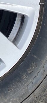 Predám elektrony a zimné gumy 225/55R16  na Audi A6 16-tky - 14