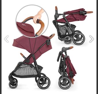 Sportový kočík Kinderkraft Grande Burgundy 2020 - 14