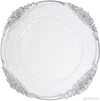 Sklenené klubové taniere – rôzne veľkosti a vzory - 14