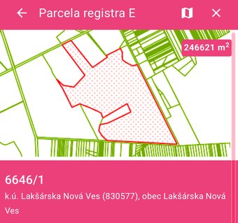 Na predaj investičný pozemok 24,66ha v Lakšárska Nová Ves. - 14