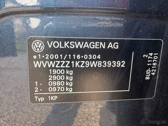 Vw Golf 5 plus benzín 133 tisíc km - 14