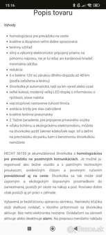 Predám novú štvorkolku HECHT56155ARMY - 14