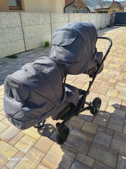 Kočiar pre dvojičky Kunert Booster - 14