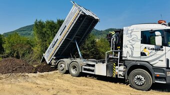 Nákladná doprava-hydraulická ruka-trojstranný sklápač - 14