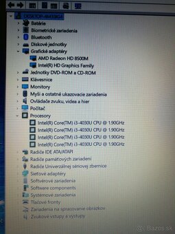 Lenovo. Intel i3. SSD 256 GB. 16 GB. Baterka dobrá. 15,6 FHD - 14