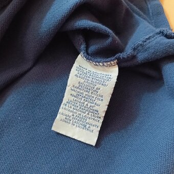 Vintage y2k Ralph Lauren modrá polokošeľa s dlhým rukávom M - 14