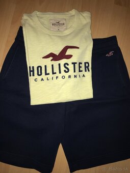 SÚPRAVA HOLLISTER: kraťasy + 2 x tričko veľ. M - 14