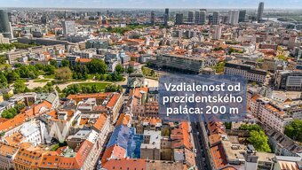 Pri PREZIDENTSKOM PALÁCI - DVOR - 2 izb. - 51,19 m2 - OKNA D - 14