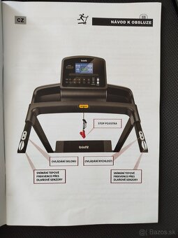 Predám elektrický bežecký pás Trinfit Gara T250 - 14