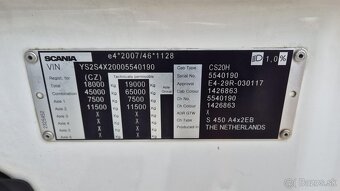 Prodám SCANIA S450 N323 NGS TOP LINE LOW DECK EURO 6 - 14