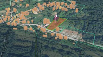 Petrovice – 3.400 m2 STAVEBNÝ POZEMOK NA RODINNÝ DOM pri BY - 14