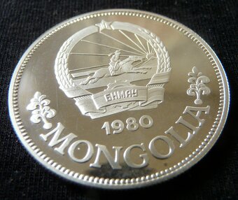 Mongolské zberateľské strieborné mince - 14
