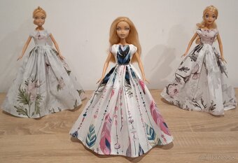 Barbie-dlhe šaty pre Barbie - 14